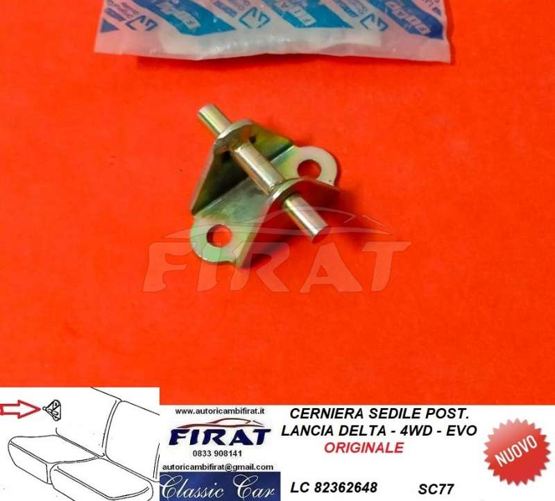 CERNIERA SEDILE LANCIA DELTA POST. (82362648)